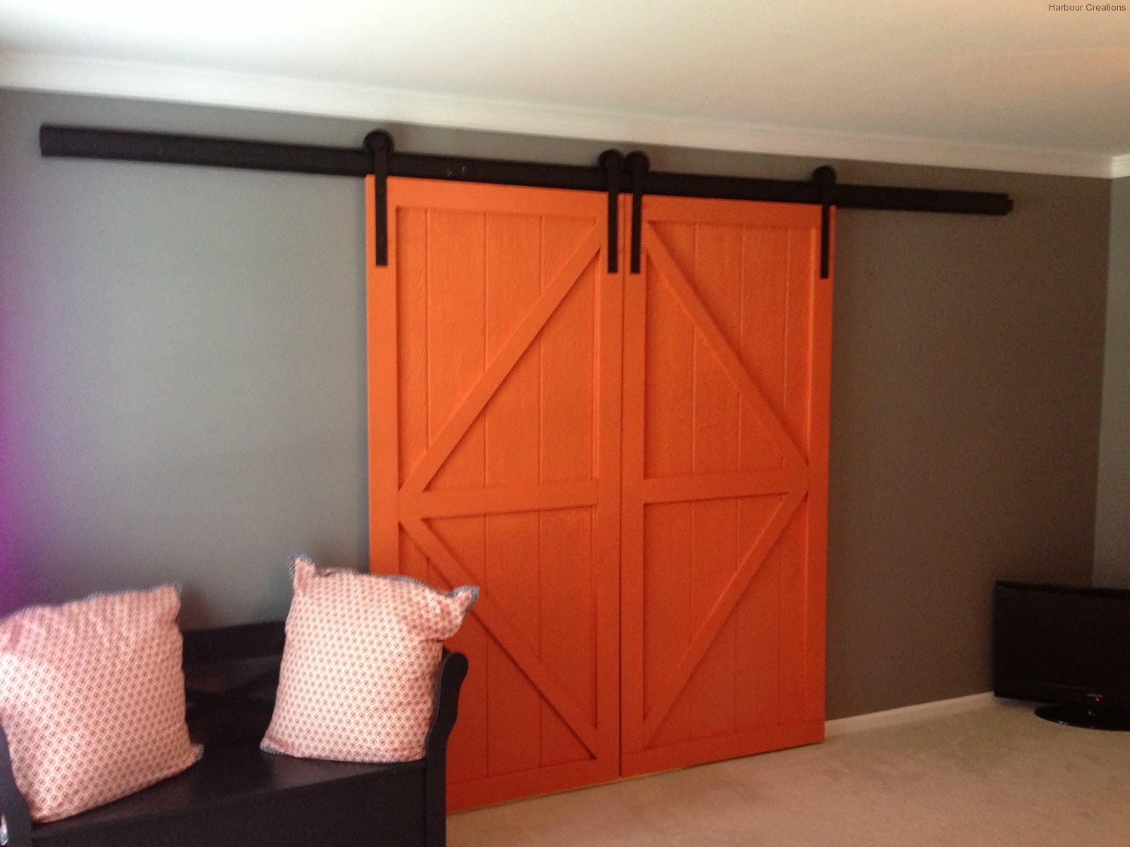 Painted 32 inch doors - Closed